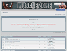 Tablet Screenshot of musclezone.dk